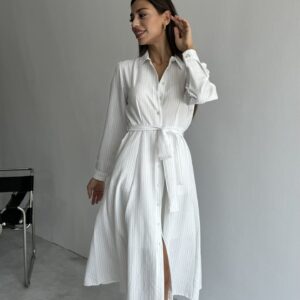 Midi Length Shirt Dress - Brand: Cream Rouge - Women & Kids, Baby Clothes Wholesale - TheBS Women
