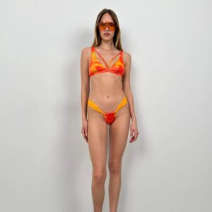 Piping Detail Pleated Bikini Suit - Brand: Black Fashion - Women & Kids, Baby Clothes Wholesale - TheBS Women