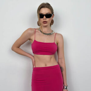 Halter Crop Slit Skirt Suit - Brand: Black Fashion - Women & Kids, Baby Clothes Wholesale - TheBS Women