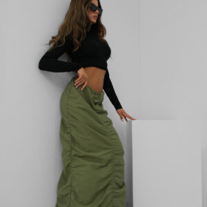 Ruffle Detail Maxi Skirt - Brand: Black Fashion - Women & Kids, Baby Clothes Wholesale - TheBS Women