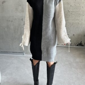 Two-Tone Raised Dress - Brand: My Fashion - Women & Kids, Baby Clothes Wholesale - TheBS Women