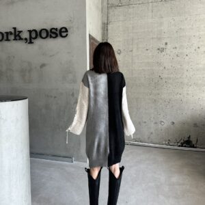 Two-Tone Raised Dress - Brand: My Fashion - Women & Kids, Baby Clothes Wholesale - TheBS Women