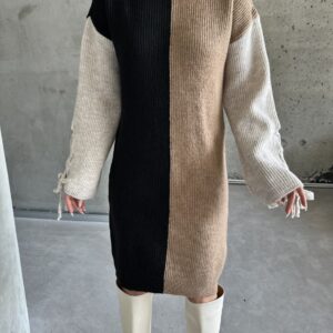 Two-Tone Raised Dress - Brand: My Fashion - Women & Kids, Baby Clothes Wholesale - TheBS Women