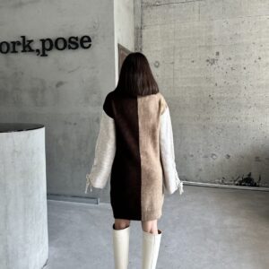 Two-Tone Raised Dress - Brand: My Fashion - Women & Kids, Baby Clothes Wholesale - TheBS Women