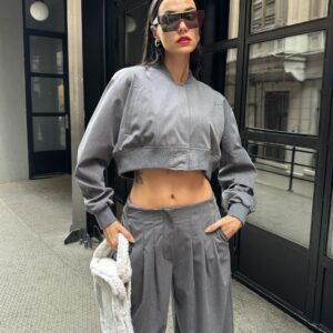 Polyviscon Bomber Ribbed Jacket - Brand: First Angels - Women & Kids, Baby Clothes Wholesale - TheBS Women