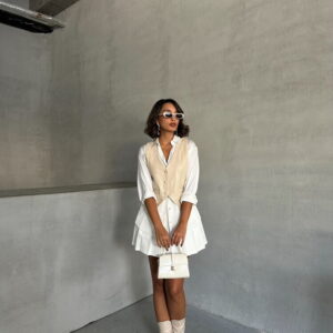 Buttoned Leather Vest - Brand: Topshow - Women & Kids, Baby Clothes Wholesale - TheBS Women