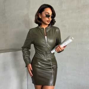 Leather Jacket - Brand: Topshow - Women & Kids, Baby Clothes Wholesale - TheBS Women