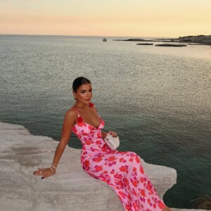 Rose Detailed Strap Dress - Brand: EYYO ATELIER - Women & Kids, Baby Clothes Wholesale - TheBS Women