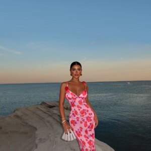 Rose Detailed Strap Dress - Brand: EYYO ATELIER - Women & Kids, Baby Clothes Wholesale - TheBS Women