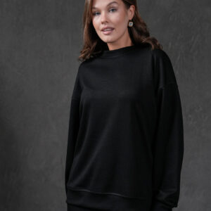 Modal Oversized Sweatshirt - Brand: First Angels - Women & Kids, Baby Clothes Wholesale - TheBS Women