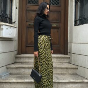 OilFloss Satin Printed Skirt - Brand: First Angels - Women & Kids, Baby Clothes Wholesale - TheBS Women