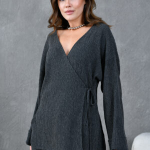 Crinkle Fabric Kimono 28174 - Brand: First Angels - Women & Kids, Baby Clothes Wholesale - TheBS Women