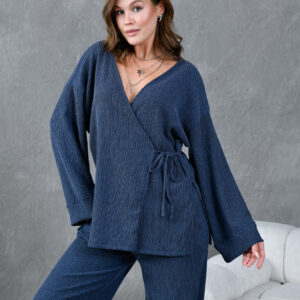 Crinkle Fabric Kimono 28174 - Brand: First Angels - Women & Kids, Baby Clothes Wholesale - TheBS Women