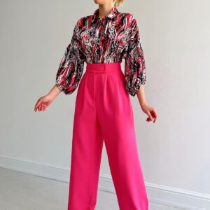 Elastic Waist Satin Shirt - Brand: Reyon - Women & Kids, Baby Clothes Wholesale - TheBS Women