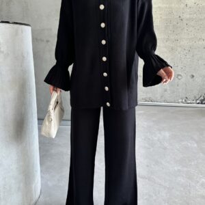 Ruffle Collar Suit - Brand: My Fashion - Women & Kids, Baby Clothes Wholesale - TheBS Women