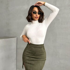 Suede Mini Skirt - Brand: Topshow - Women & Kids, Baby Clothes Wholesale - TheBS Women