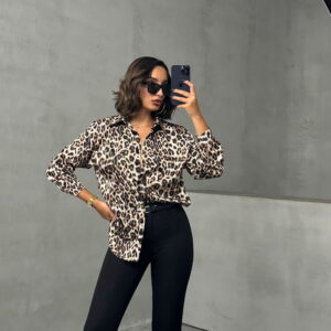 Leopard Leopard Print Wholesale Shirt - Brand: Topshow - Women & Kids, Baby Clothes Wholesale - TheBS Women