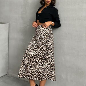 Leopard Pattern Skirt - Brand: Topshow - Women & Kids, Baby Clothes Wholesale - TheBS Women