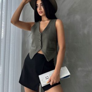 Suede Vest - Brand: Topshow - Women & Kids, Baby Clothes Wholesale - TheBS Women