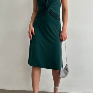 Petrol Strap V-Neck Above Knee Dress - Brand: Topshow - Women & Kids, Baby Clothes Wholesale - TheBS Women