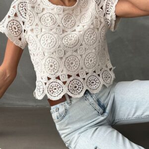 Guipure Evening Dress Blouse - Brand: Topshow - Women & Kids, Baby Clothes Wholesale - TheBS Women