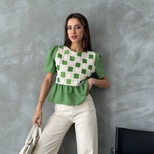 Lace Detailed Blouse - Brand: Topshow - Women & Kids, Baby Clothes Wholesale - TheBS Women