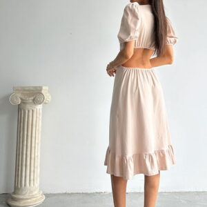 V-neckLow-cutFull-length Dress - Brand: Topshow - Women & Kids, Baby Clothes Wholesale - TheBS Women