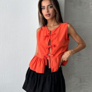 Front Tie Blouse - Brand: Topshow - Women & Kids, Baby Clothes Wholesale - TheBS Women