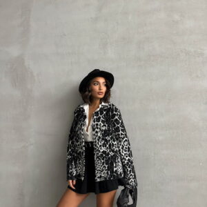 Pocket Detail Cardigan - Black & White - Brand: Topshow - Women & Kids, Baby Clothes Wholesale - TheBS Women