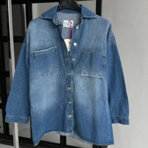 Washed Shirt - Blue - Brand: Cream Rouge - Women & Kids, Baby Clothes Wholesale - TheBS Women