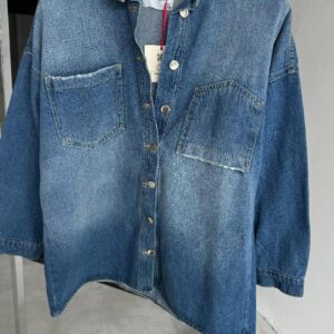 Washed Shirt - Blue - Brand: Cream Rouge - Women & Kids, Baby Clothes Wholesale - TheBS Women