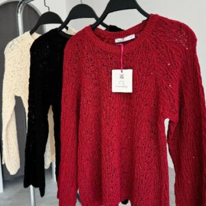 Crew Neck Sweater - Brand: Cream Rouge - Women & Kids, Baby Clothes Wholesale - TheBS Women