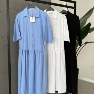 Poplin Maxi Dress - Brand: Cream Rouge - Women & Kids, Baby Clothes Wholesale - TheBS Women