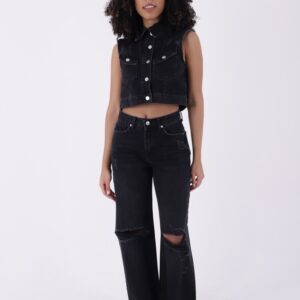 Laser Wide Leg Jeans - Brand: XLove - Women & Kids, Baby Clothes Wholesale - TheBS Women