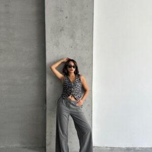 Leopard Leopard Patterned Cachet Vest - Brand: Topshow - Women & Kids, Baby Clothes Wholesale - TheBS Women