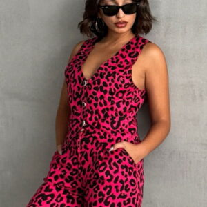 FujiLeopard Patterned Wholesale Vest - Brand: Topshow - Women & Kids, Baby Clothes Wholesale - TheBS Women