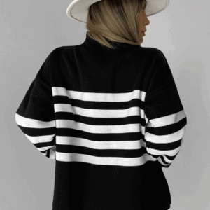 Pique Striped Sweater - Brand: My Fashion - Women & Kids, Baby Clothes Wholesale - TheBS Women