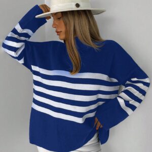 Pique Striped Sweater - Brand: My Fashion - Women & Kids, Baby Clothes Wholesale - TheBS Women
