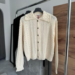 Knitted Cardigan Shirt Collar - Brand: Cream Rouge - Women & Kids, Baby Clothes Wholesale - TheBS Women