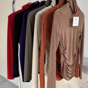 Turtleneck Blouse - Brand: Cream Rouge - Women & Kids, Baby Clothes Wholesale - TheBS Women