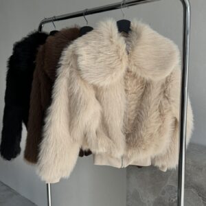 Short Fur Coat - Brand: Cream Rouge - Women & Kids, Baby Clothes Wholesale - TheBS Women