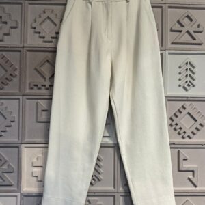 Classic Carrot Trousers - Ecru - Brand: Cream Rouge - Women & Kids, Baby Clothes Wholesale - TheBS Women