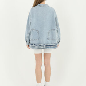 Women's Waist Detailed Denim Jacket - Brand: SOUL - Women & Kids, Baby Clothes Wholesale - TheBS Women