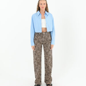 Women's Leopard Wide Trousers - Brand: SOUL - Women & Kids, Baby Clothes Wholesale - TheBS Women