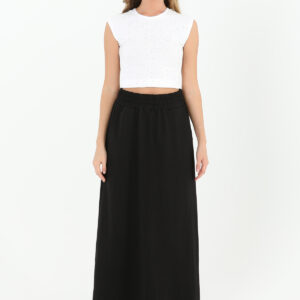 Women's Elastic Waist Long Skirt - Brand: Puane - Women & Kids, Baby Clothes Wholesale - TheBS Women