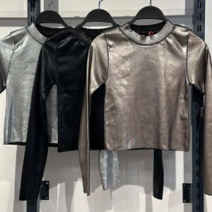 Long Sleeve Foil Printed Blouse - Brand: Cream Rouge - Women & Kids, Baby Clothes Wholesale - TheBS Women