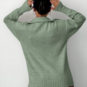 Zippered Collar Sweater - Brand: My Fashion - Women & Kids, Baby Clothes Wholesale - TheBS Women