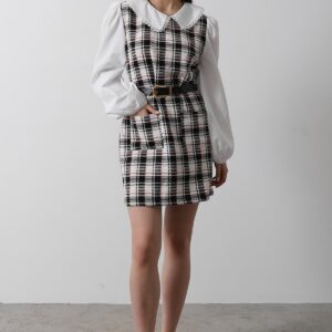 Plaid Shirt Detail Dress - - Brand: Reyon - Women & Kids, Baby Clothes Wholesale - TheBS Women