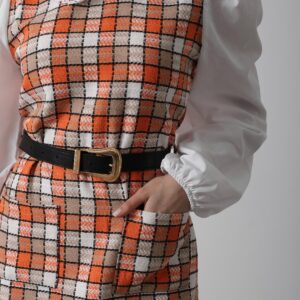 Plaid Shirt Detail Dress - Brand: Reyon - Women & Kids, Baby Clothes Wholesale - TheBS Women