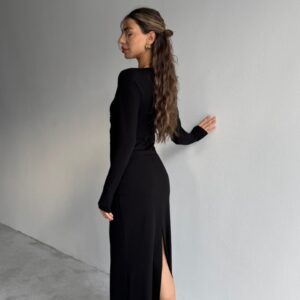 Maxi Dress With Front Knot - Brand: Cream Rouge - Women & Kids, Baby Clothes Wholesale - TheBS Women